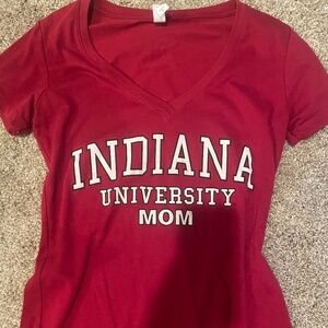 university of indiana mom tshirt v neck